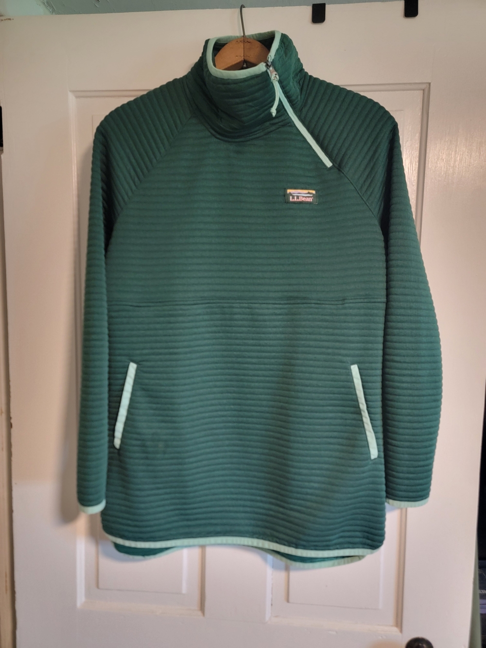 L.L. Bean Airlight Asymetrical Quarter-Zip Tunic